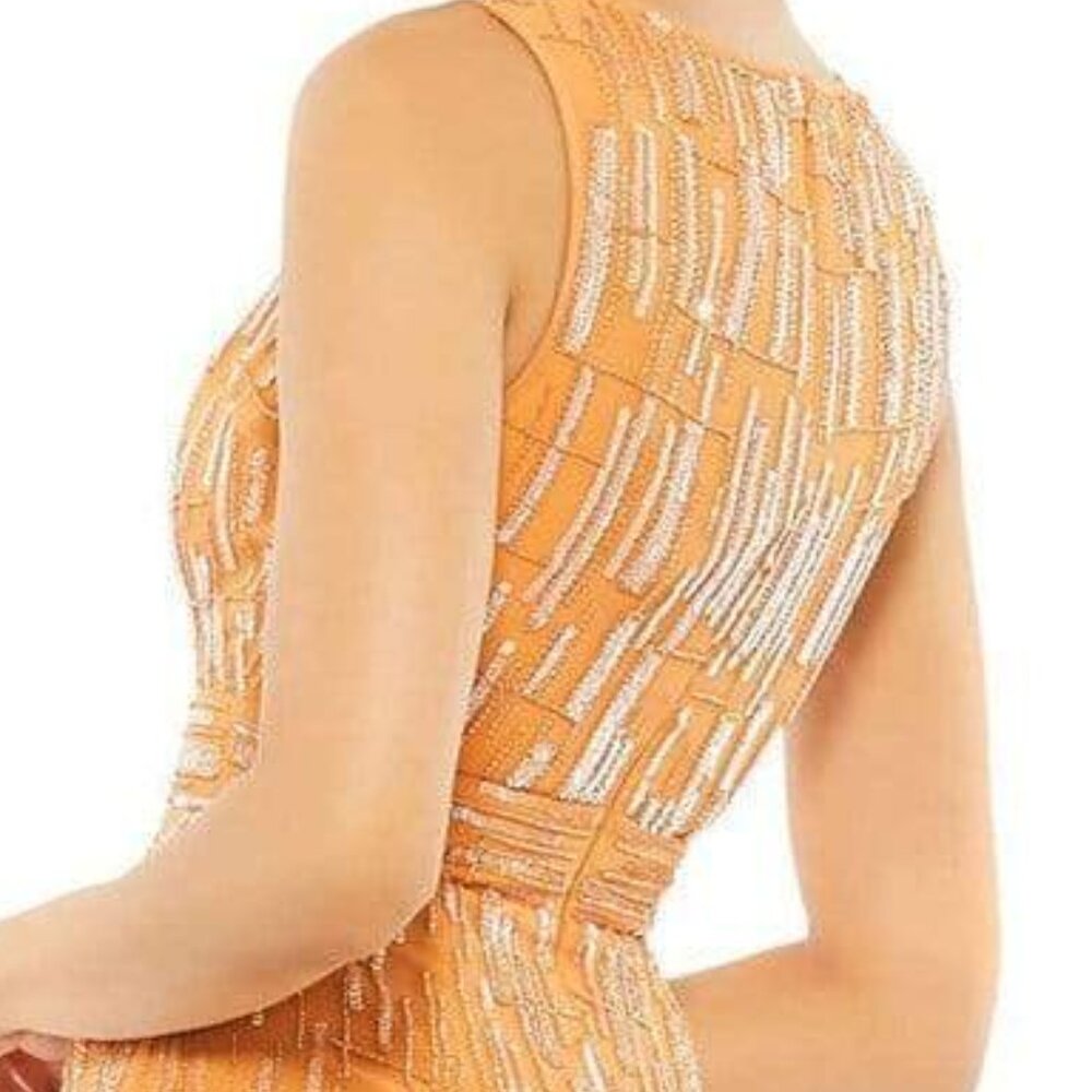 Mac Duggal 70264D Cocktail Dresses Saffron Size 8 - Picture 4 of 8